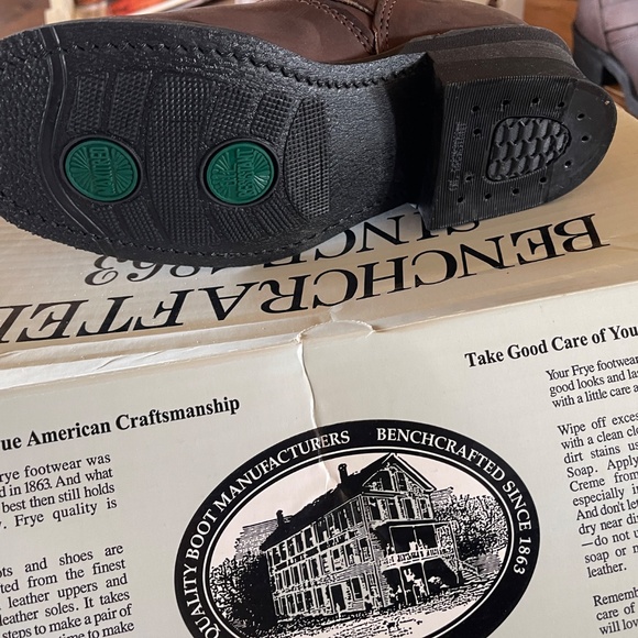 Brand New FRYE Women’s Engineer 12” R Leather Boots Buckle Size 6.5 Gaucho 77400 - Picture 9 of 13